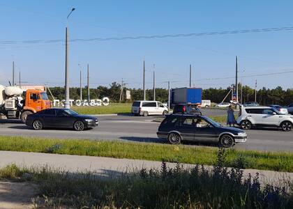 На Фиолентовском кольце в Севастополе случилось очередное ДТП
