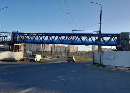 Жители Камышового шоссе скоро дождутся открытия надземных переходов
