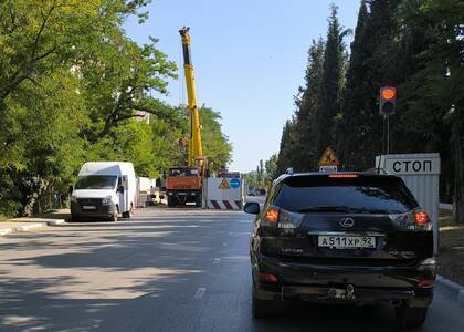 Новый этап строительства коллектора в Балаклаве